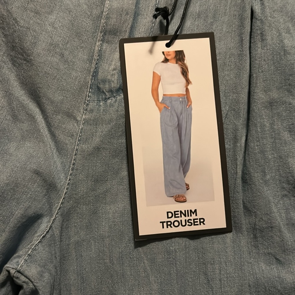 Size medium denim trousers NWT. - Picture 3 of 11